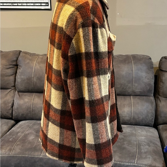 Vintage Woolrich Flannel Jacket 1970s Plaid Men’s 70s Hunting Large - Picture 4 of 9